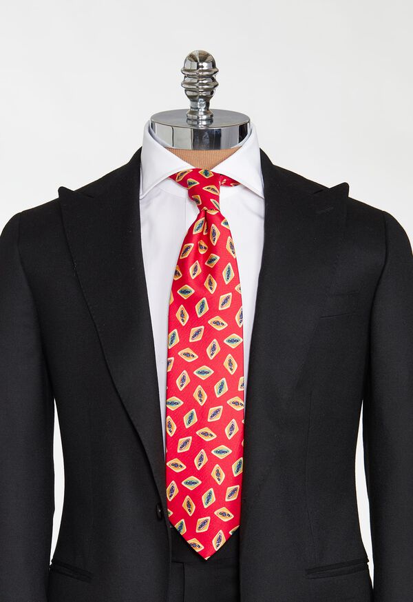 Paul Stuart Deco Diamond Print Tie, image 2