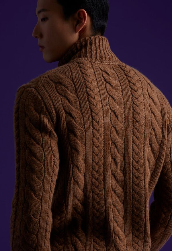 Paul Stuart Cashmere Cable Double Breasted Cardigan, image 5
