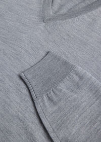 Paul Stuart Essential Merino Wool V-neck Sweater, thumbnail 2