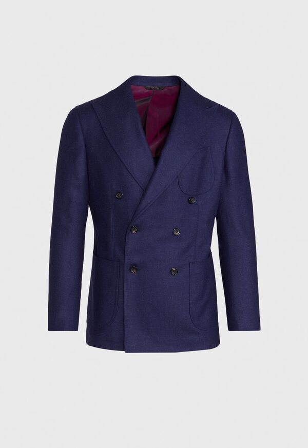 Paul Stuart Solid Double Breasted Blazer, image 1