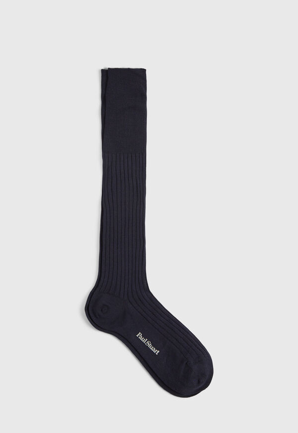 Paul Stuart Merino Wool Ribed Sock, image 1