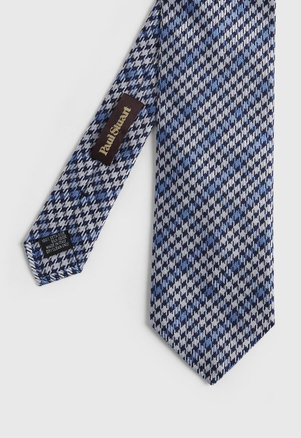 Paul Stuart Woven Silk Multicolor Plaid Tie, image 1