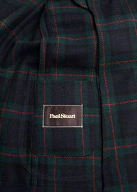 Paul Stuart Plaid Double Breasted Wool Jacket, thumbnail 4