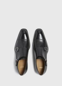 Paul Stuart Monza Leather Double Monk Strap, thumbnail 2