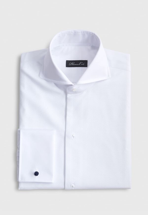 Paul Stuart Piqué Bib Front Tuxedo Shirt
