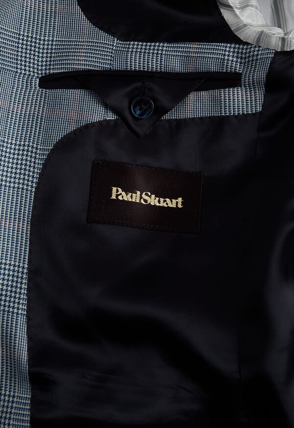 Paul Stuart Blue Cashmere/Silk Plaid Jacket, image 3