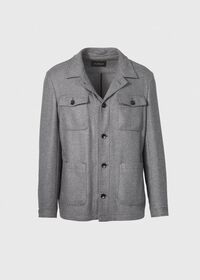Paul Stuart Wool and Cashmere Shirt Jacket, thumbnail 1