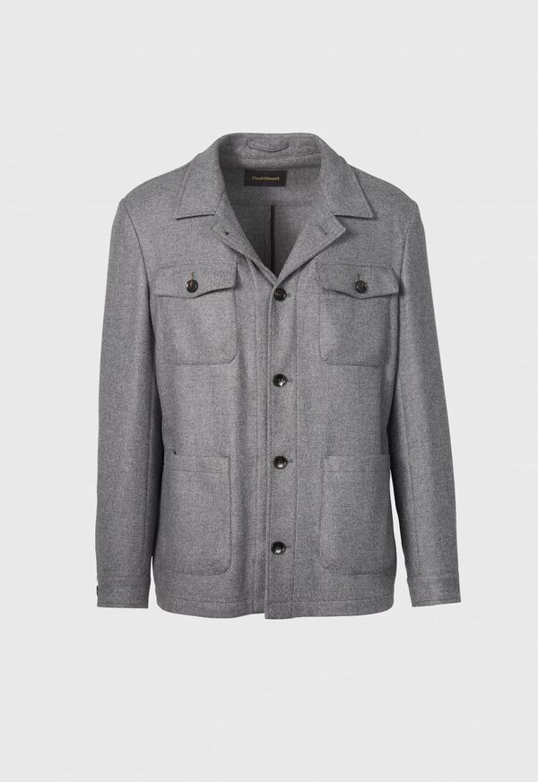 Paul Stuart Wool and Cashmere Shirt Jacket, image 1