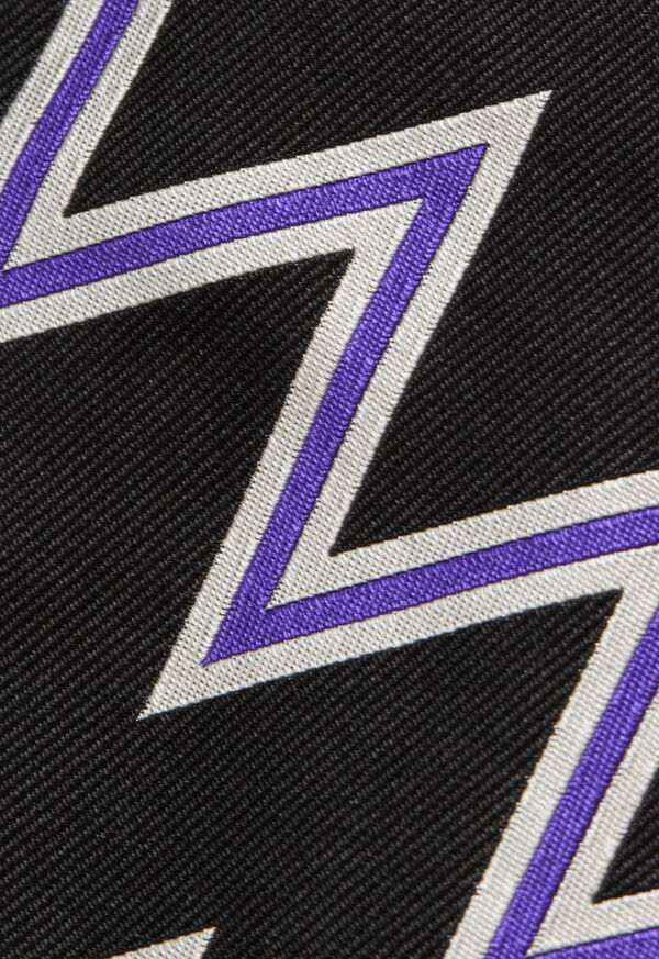Paul Stuart Silk Woven Zig Zag Tie, image 3