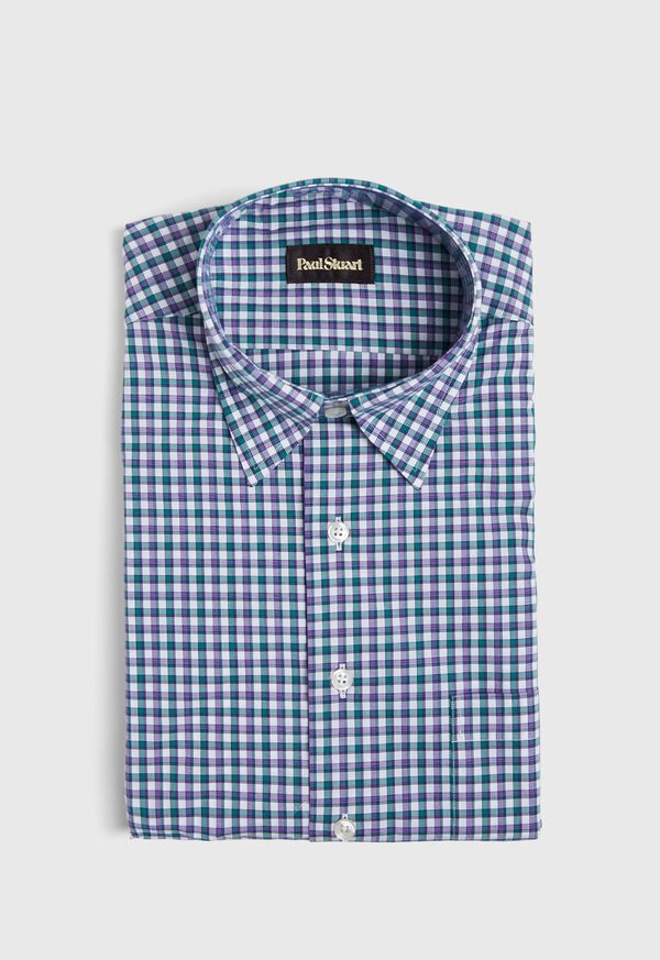 Paul Stuart Simple Check Poplin Sport Check, image 1