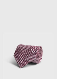 Paul Stuart Printed Silk Glenn Plaid Tie, thumbnail 1