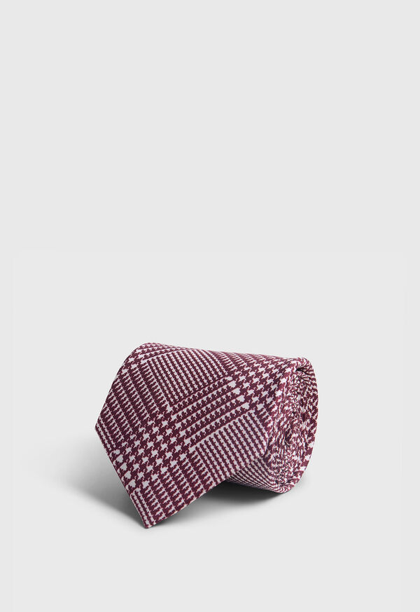 Paul Stuart Printed Silk Glenn Plaid Tie, image 1