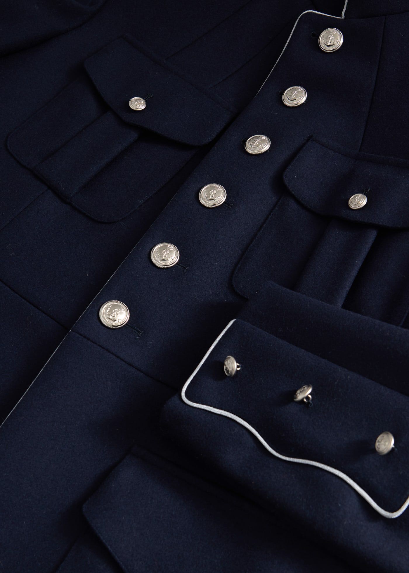 Wool Military Style Jacket