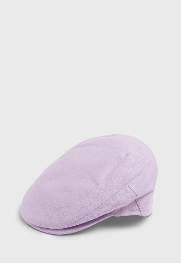 Paul Stuart Irish Linen Solid Flat Cap, image 1