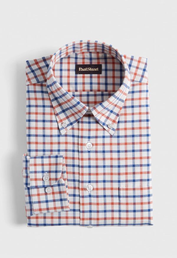 Paul Stuart Multicolor Check Flannel Sport Shirt, image 1