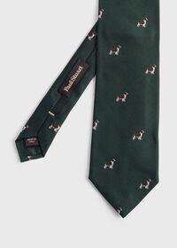Paul Stuart Woven Silk Spaniel Tie, thumbnail 1