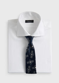 Paul Stuart Silk Deco Oval Tie, thumbnail 2