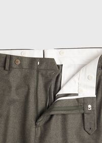 Paul Stuart Super 120s Sage Flannel Trouser, thumbnail 4
