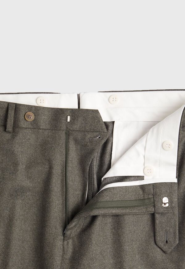 Paul Stuart Super 120s Sage Flannel Trouser, image 4
