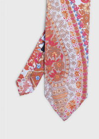 Paul Stuart Deco Floral Paisley Tie, thumbnail 1