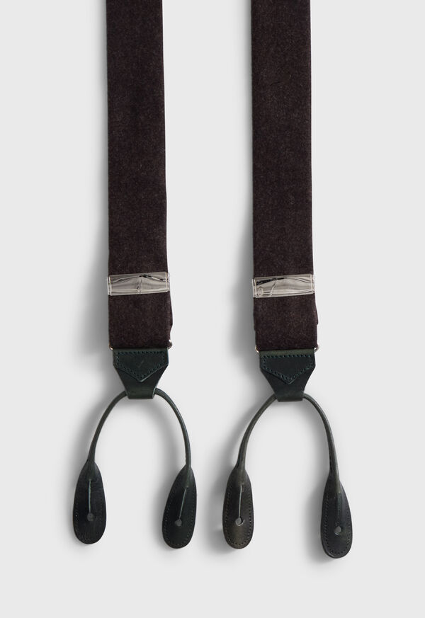 Paul Stuart Leather Trim Suspenders, image 2