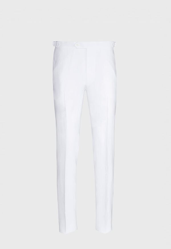 Paul Stuart Solid Linen Pant