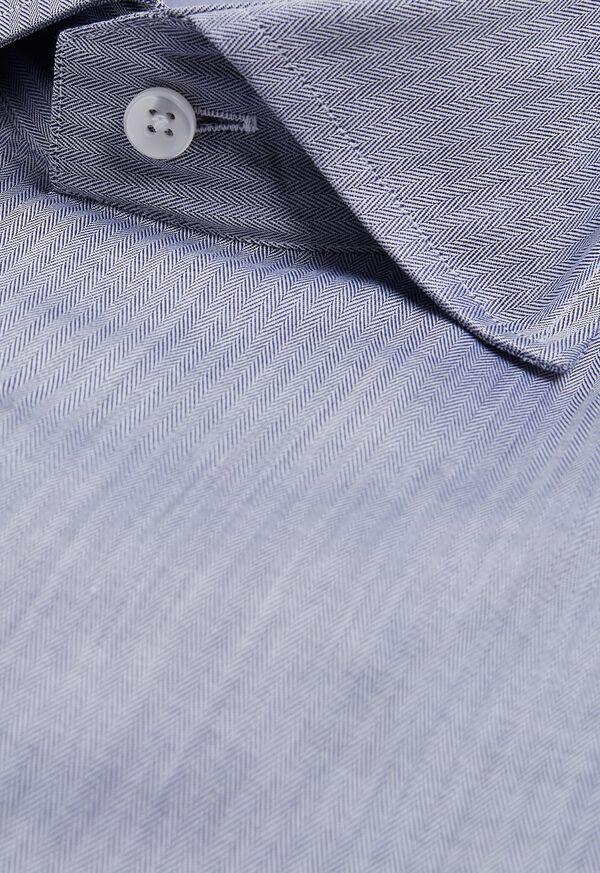 Paul Stuart Herringbone Weave Sport Shirt, image 2