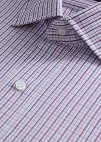 Paul Stuart Small Check Dress Shirt, thumbnail 2