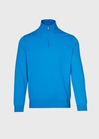Paul Stuart Cotton Zipneck Pullover, thumbnail 1