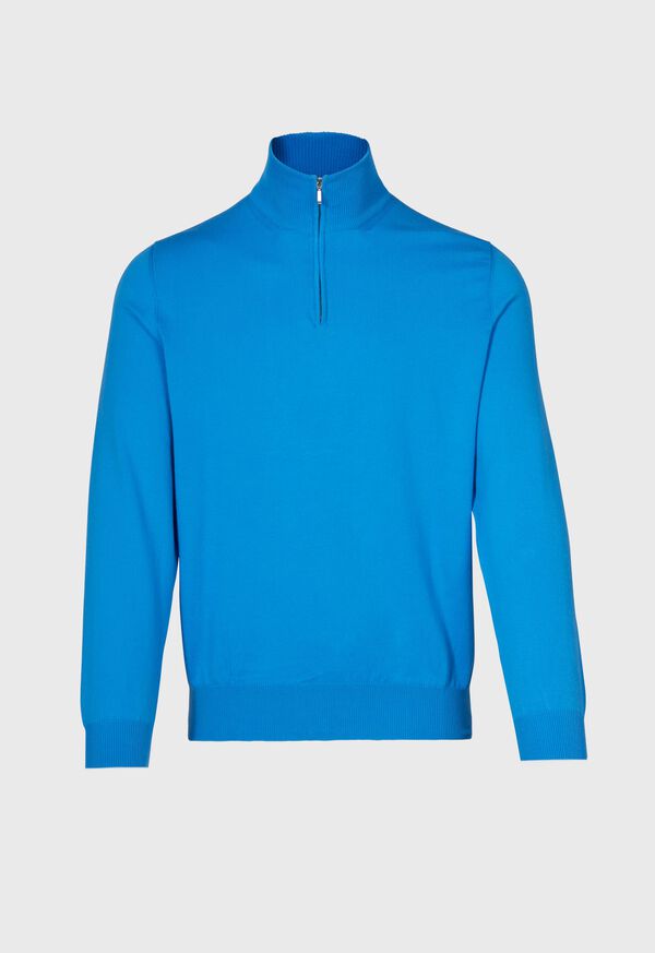 Paul Stuart Cotton Zipneck Pullover, image 1