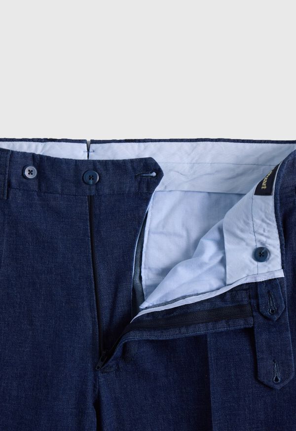 Paul Stuart Garment Washed Denim Trouser, image 2