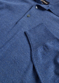 Paul Stuart Merino Wool Long Sleeve Polo, thumbnail 2