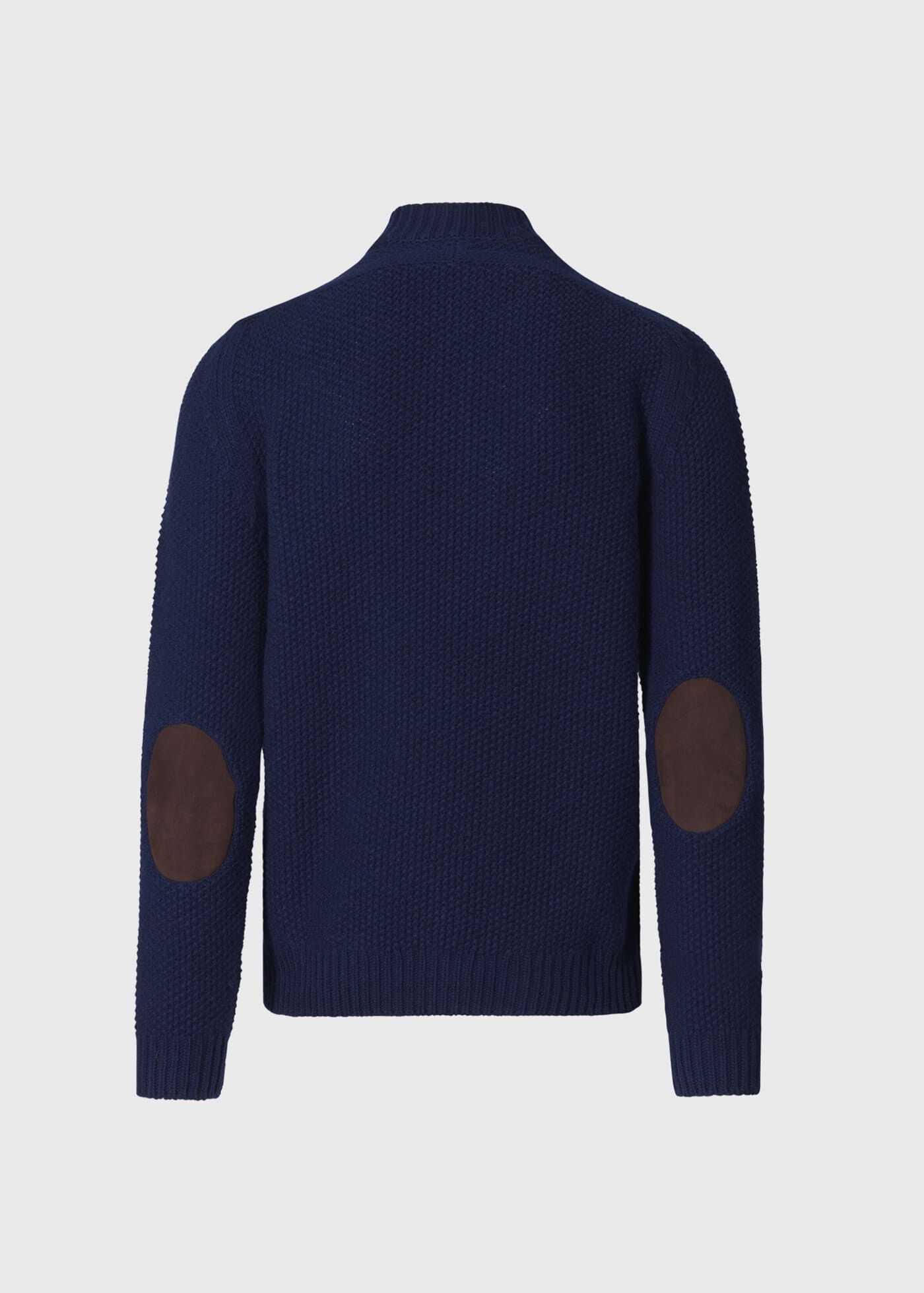 Textured Wool & Cashmere Full Zip Cardigan