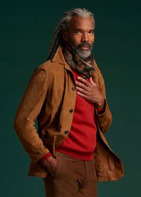 Paul Stuart Suede Shirt Jacket, thumbnail 2