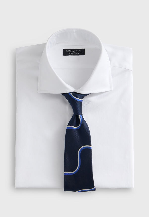 Paul Stuart Silk Deco Wave Tie, image 2