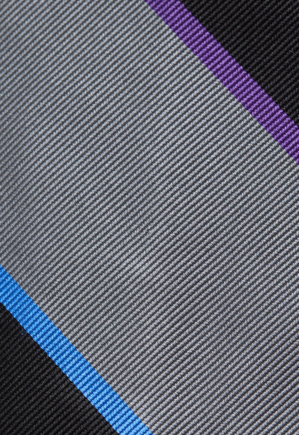 Paul Stuart Multicolor Block Stripe Tie, image 3