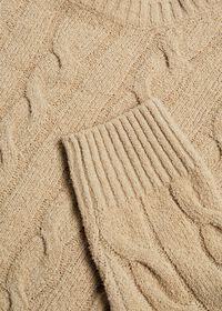 Paul Stuart Boucle Cable Knit Sweater, thumbnail 2