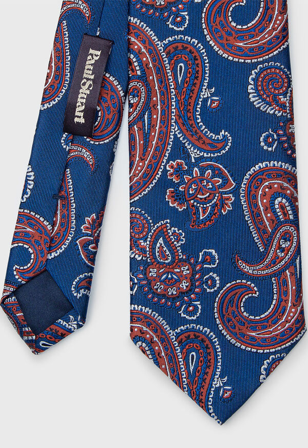 Paul Stuart Silk Paisley Tie, image 2