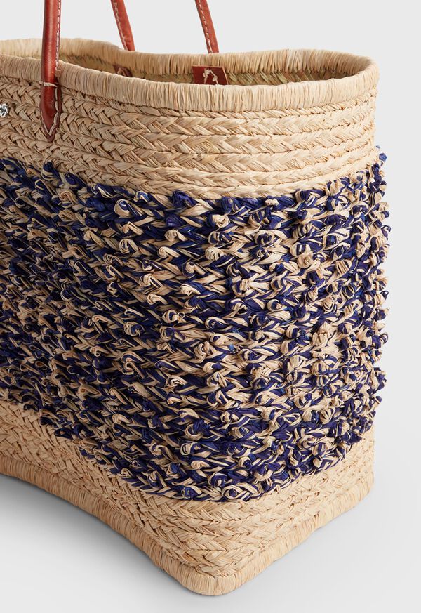 Paul Stuart Large Straw Tote, image 2