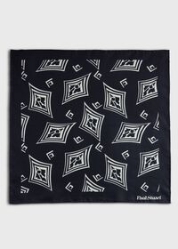 Paul Stuart Geometric Print Pocket Square, thumbnail 2