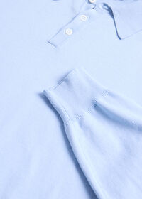 Paul Stuart Egyptian Cotton Long Sleeve Polo, thumbnail 2