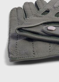 Paul Stuart Deerskin Leather Driving Glove, thumbnail 2