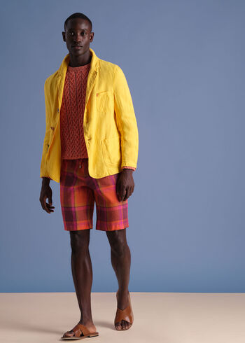 Paul Stuart Washed Linen Jacket