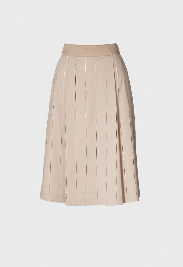 Paul Stuart Laser Cut A-line Skirt, image 1