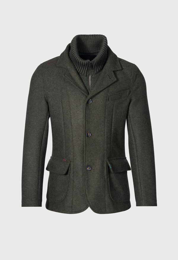 Paul Stuart Loden Vested Knit Jacket, image 1