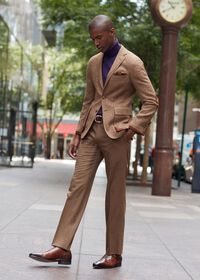 Paul Stuart Lightweight Covert Trouser, thumbnail 2