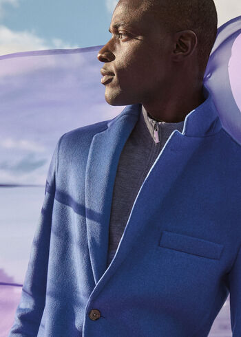 Paul Stuart Cashmere & Silk Quarter Zip&nbsp;Pullover