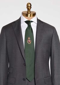 Paul Stuart Crest Motif Silk Tie, thumbnail 1
