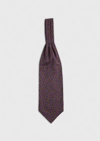 Paul Stuart Tossed Pine Silk Ascot, thumbnail 1