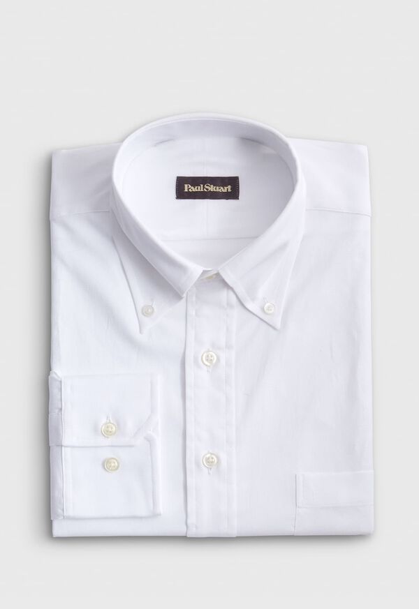 Paul Stuart Super 140s Cotton Button Down Collar Dress Shirt, image 1